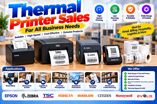 Billing Thermal Printer Sales Kattumannrkoil, Chidambaram