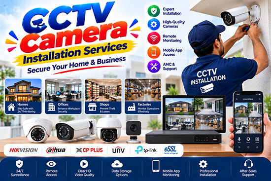 CCTV Camera Installation Servicesfor Home, Office Cuddalore, Chidambaram, Kattumannarkoil