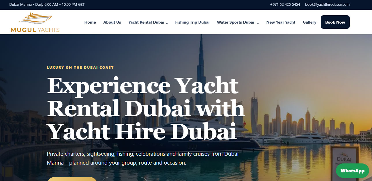 >Mugul Yacht - Dubai
